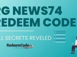 RG News74 Redeem Code